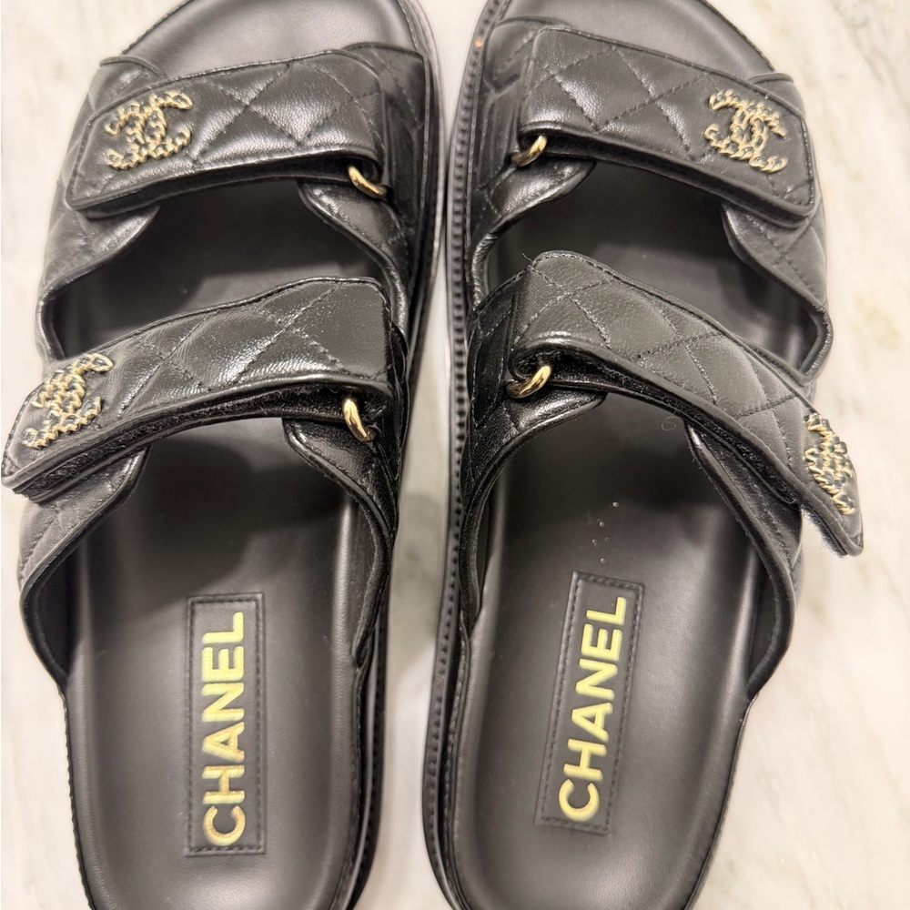 Chanel Dad Sandals size 40 - Picture 2 of 4